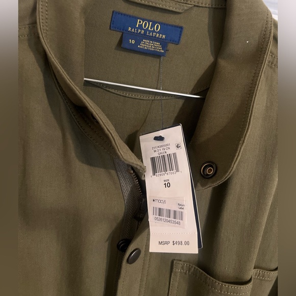 Green utility jumpsuit Polo, Ralph Lauren, size 10 - Picture 4 of 8